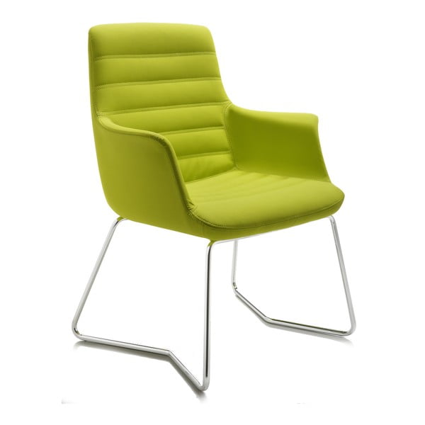 Zielone krzesło biurowe Vetta Zago