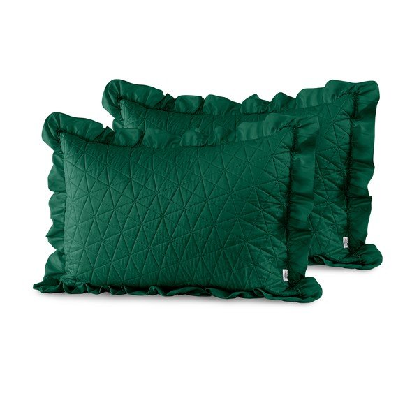 Zestaw 2 zielonych poszewek na poduszki AmeliaHome Tilia, 70x50 cm-image-1