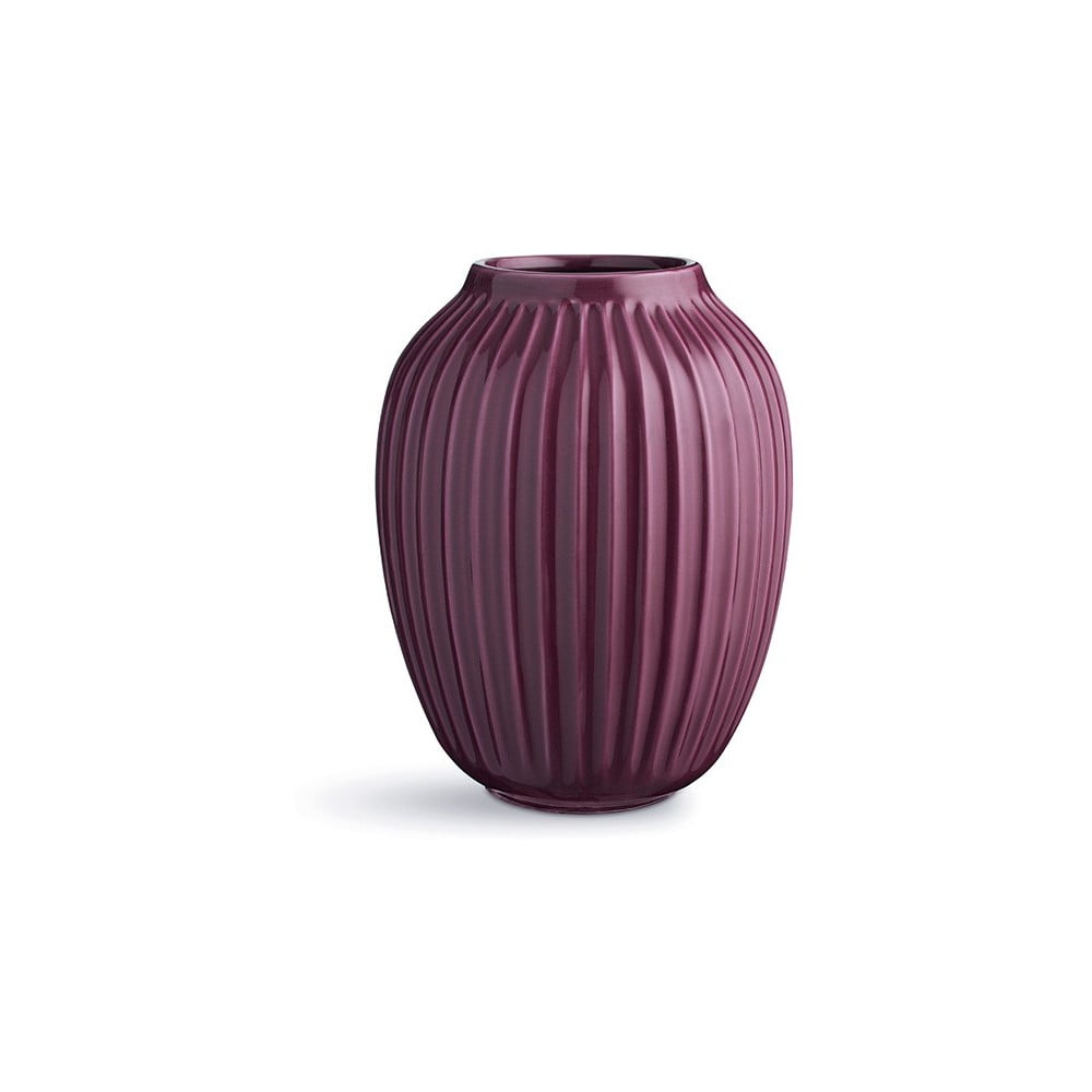 Bardzo duży fioletowy wazon Kähler Design Hammershoi