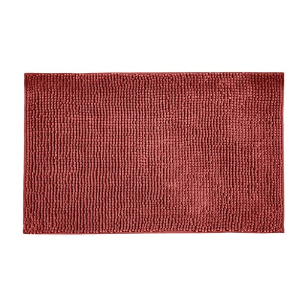 Czerwony tekstylny dywanik łazienkowy 50x80 cm Chenille – Allstar