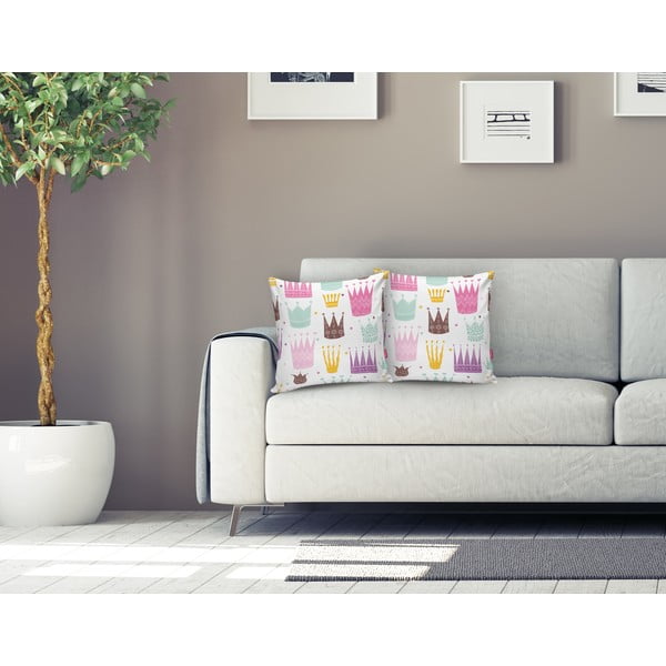 Poszewka na poduszkę dziecięcą Colorful Crown – Minimalist Cushion Covers-image-2