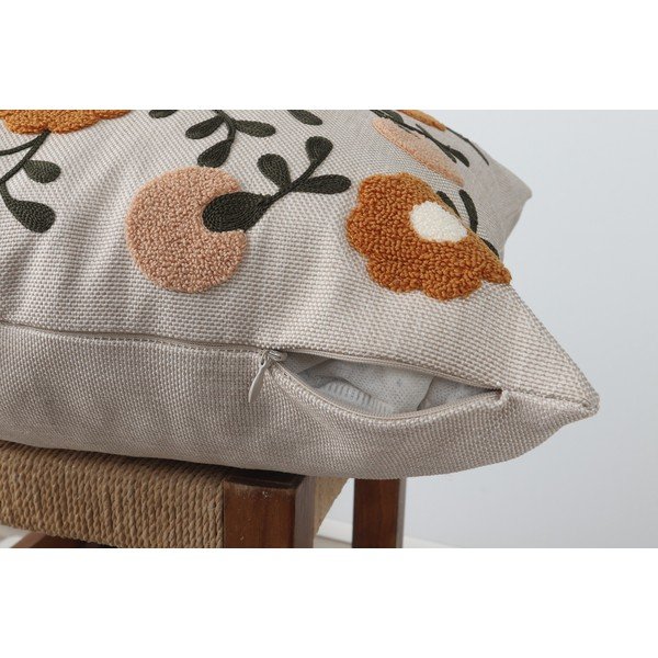 Lniana poduszka dekoracyjna 43x43 cm Fulya – Mioli Decor-image-4