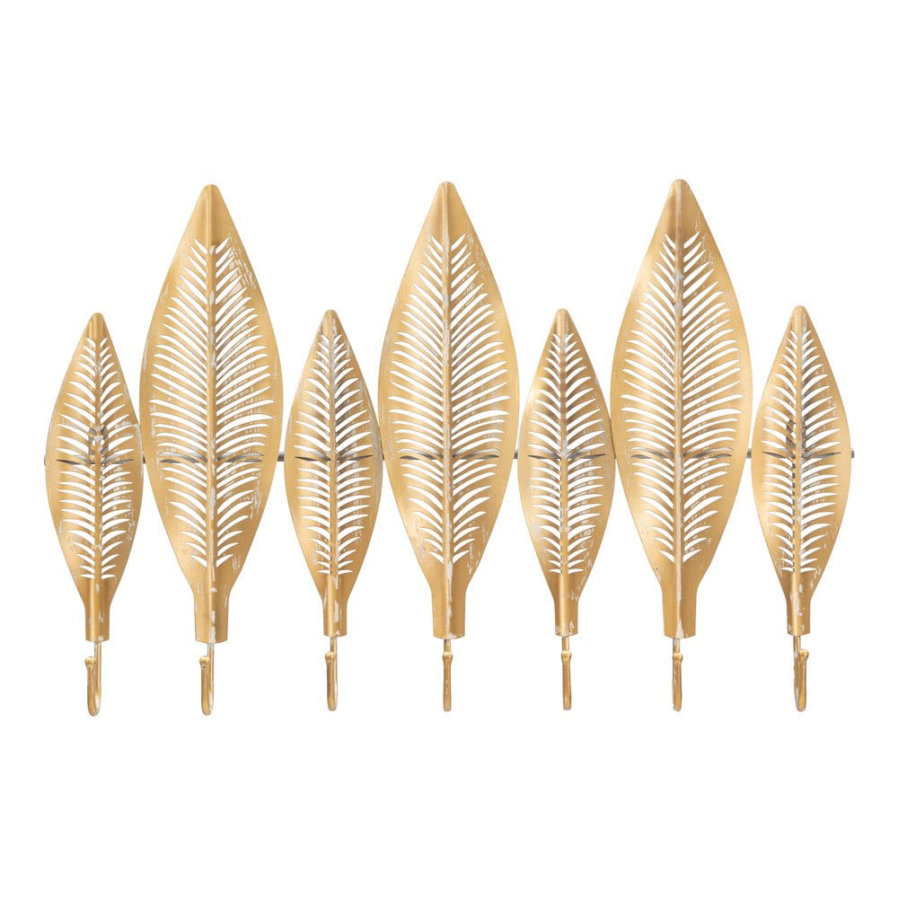 Metalowy wieszak ścienny w kolorze złota Long Leaf – Mauro Ferretti
