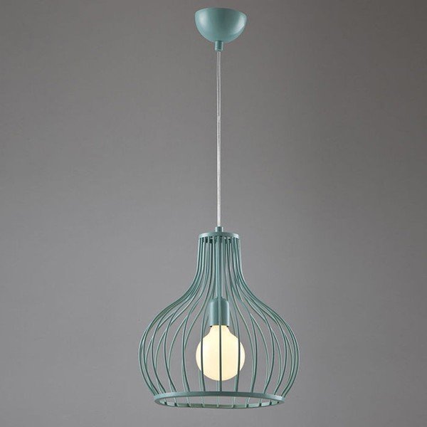 Niebieska lampa wisząca Wire Annan-image-1