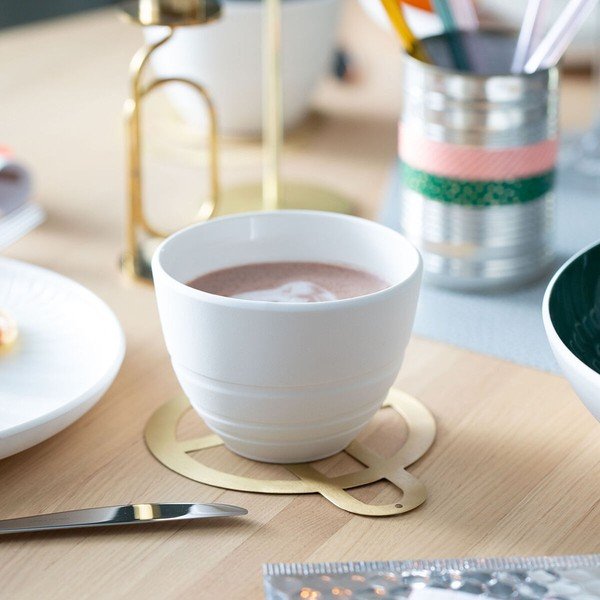 Biały porcelanowy kubek Villeroy & Boch Leaf, 450 ml-image-2