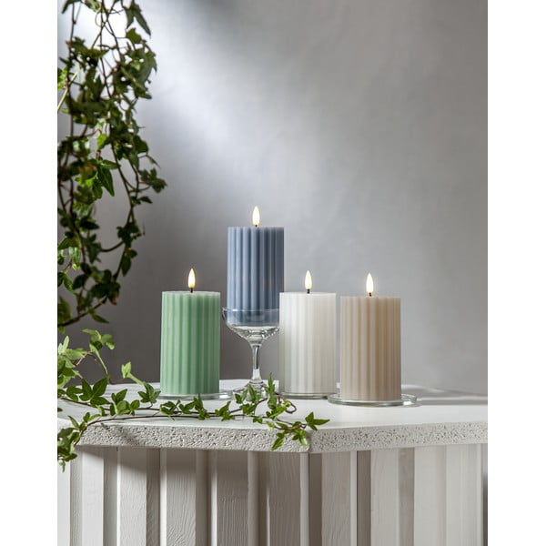 Świeczka LED (wys. 15 cm) Flamme Stripe – Star Trading-image-3