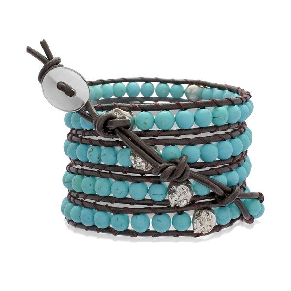 Bransoletka Turquoise Skull-image-1