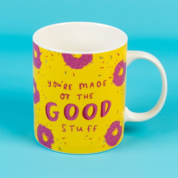 Kubek ceramiczny Happy News Youre Made Of The Good Stuff, 400 ml