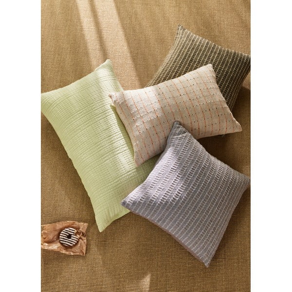 Poduszka dekoracyjna z mieszanki lnu 40x60 cm Rhythmic – Hübsch-image-1