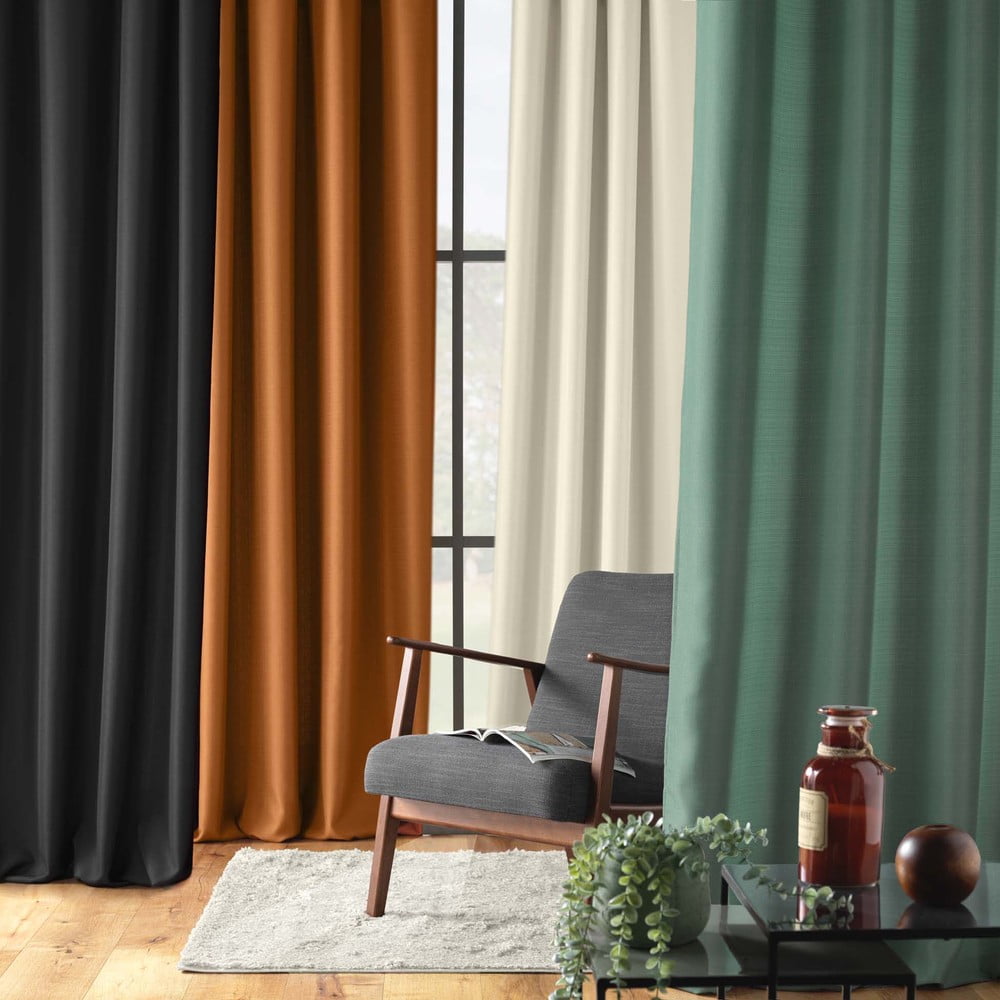 Zielona zasłona 140x280 cm Soline – douceur d'intérieur (zdjęcie 6)