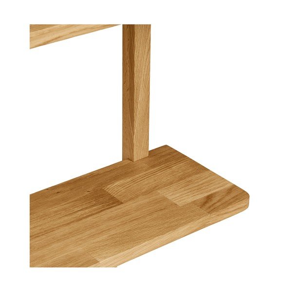 Wielopoziomowa półka z litego drewna dębowego w naturalnym kolorze 20 cm Townsville – House Nordic-image-3