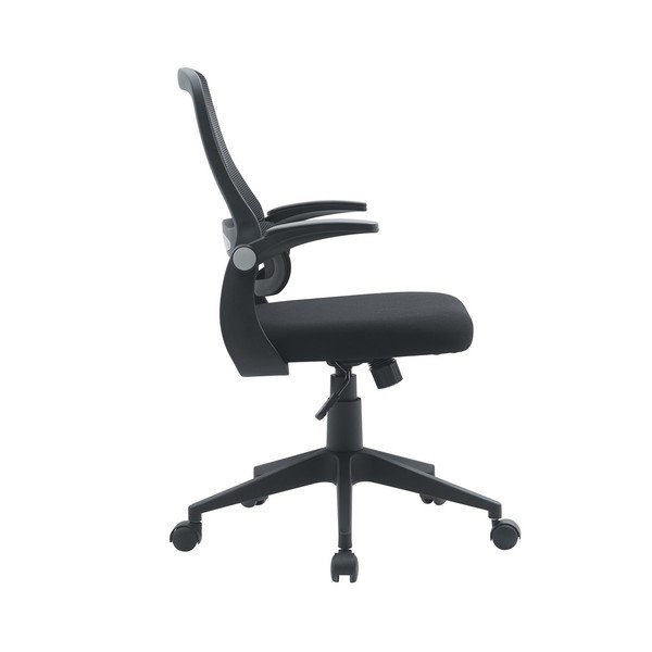 Czarne tapicerowane krzesło biurowe Gilmore – Yes Everyday-image-3