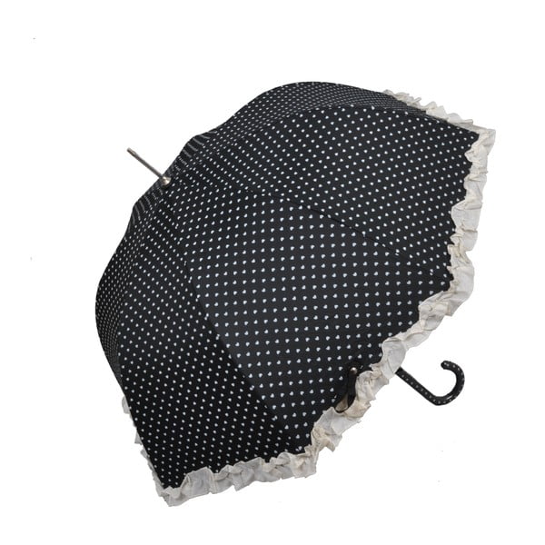 Czarny parasol Clayre & Eef Lace