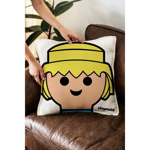 Poduszka dziecięca z mieszanki lnu – Playmobil-image-1
