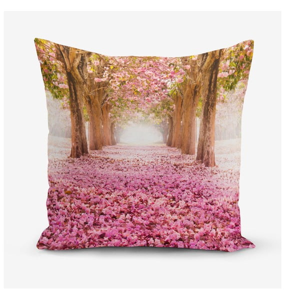 Poszewka na poduszkę z domieszką bawełny Minimalist Cushion Covers Pinky, 45x45 cm