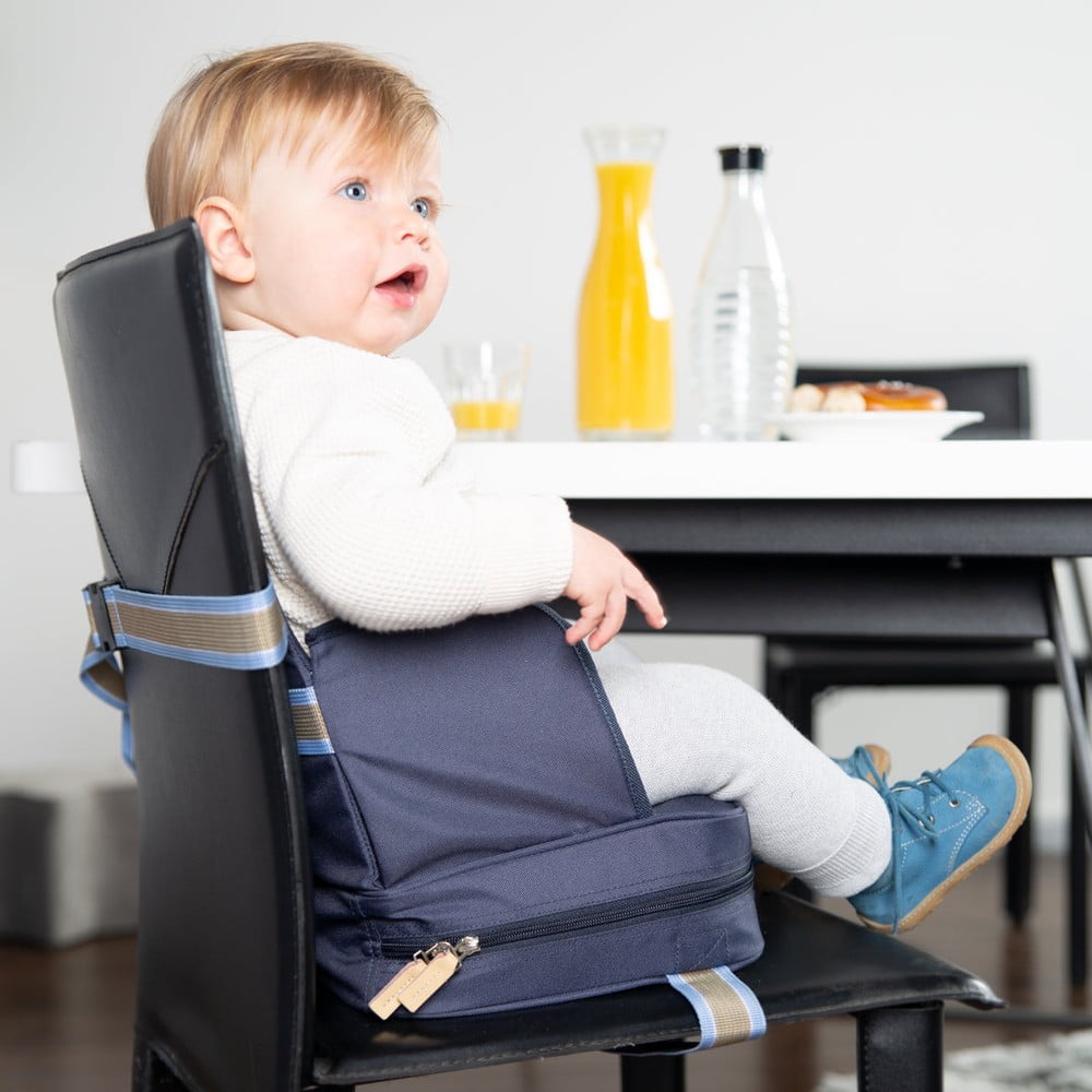 Ciemnoniebieska poduszka na krzesło dla dziecka Booster Seat – Roba (zdjęcie 4)
