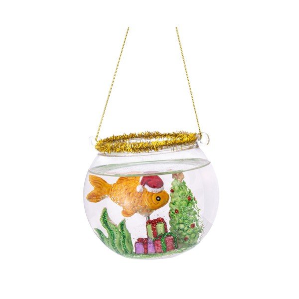 Szklana bombka wykonana ręcznie ø 8 cm Fish Bowl – Sass & Belle