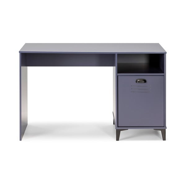 Niebieskie biurko Marckeric Zack, 120x75 cm