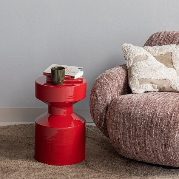 Metalowy okrągły stolik ø 30 cm Ferry – WOOOD-image-1