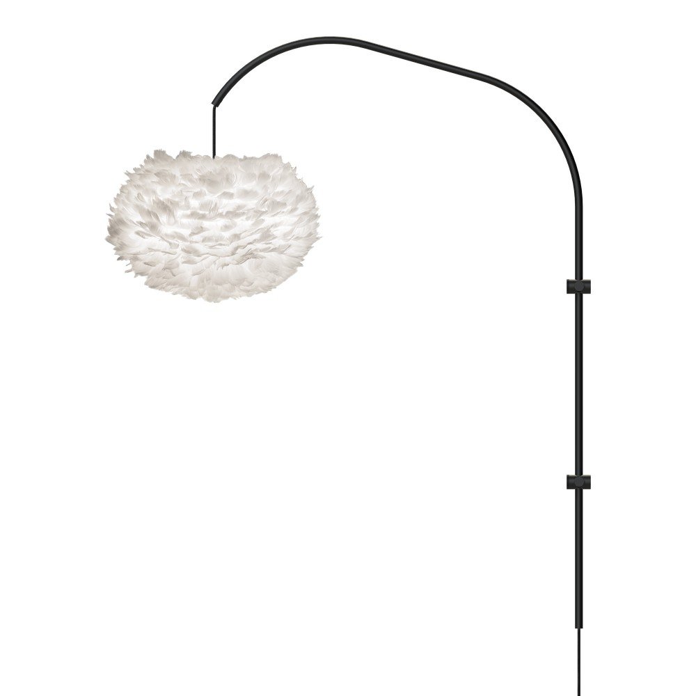 Czarny metalowy stojak na lampę 123 cm Willow – UMAGE (zdjęcie 11)