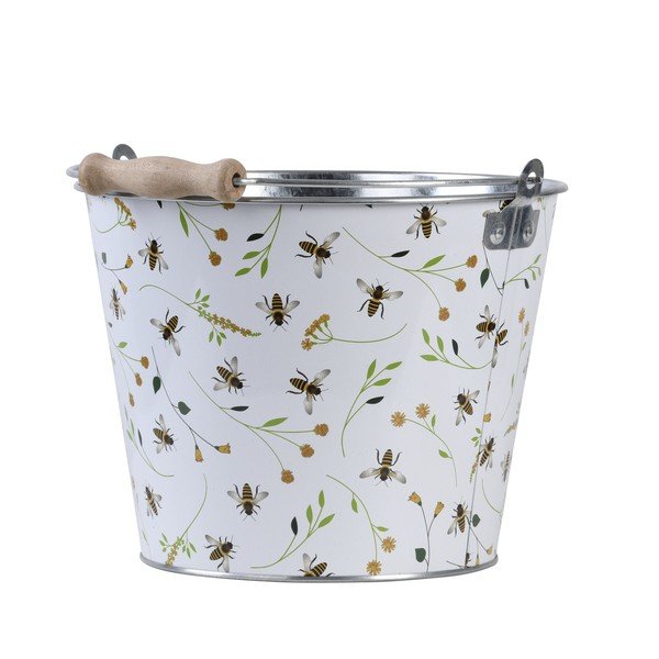 Wiaderko ogrodowe z nadrukiem Esschert Design Bee, 5 l