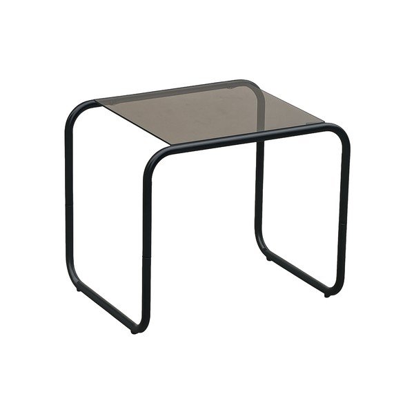 Stolik ze szklanym blatem 40x50 cm Ventana – Leitmotiv