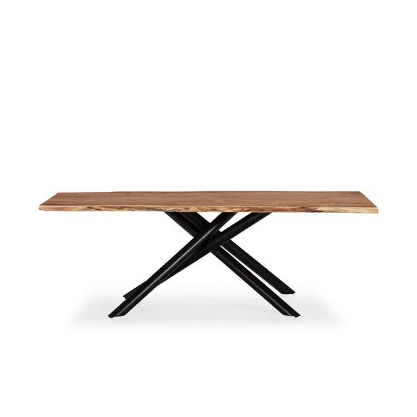 Stół z litego drewna akacjowego 100x220 cm Anuri – MOME-image-4