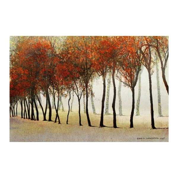Obraz Marmont Hill Row of Trees, 45x30 cm