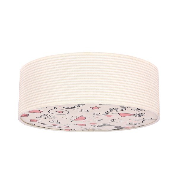 Dziecięca lampa sufitowa z tekstylnym kloszem ø 38 cm Kiddy – Candellux Lighting-image-2