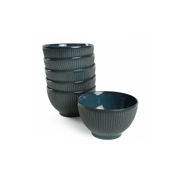 Morskie ceramiczne miski zestaw 6 szt. – Hermia