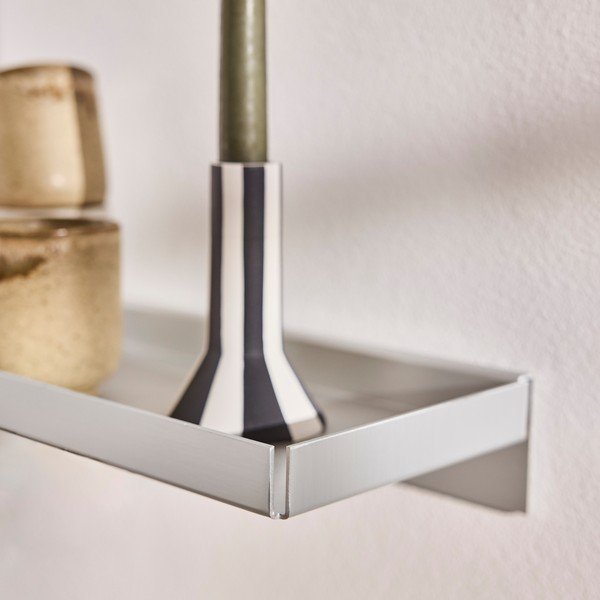 Metalowa półka w kolorze srebra 50 cm Bakku – OYOY Living Design-image-1