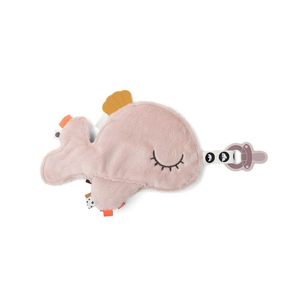 Różowa zabawka do przytulania z pętlą na smoczek Wally – Done by Deer-image-1