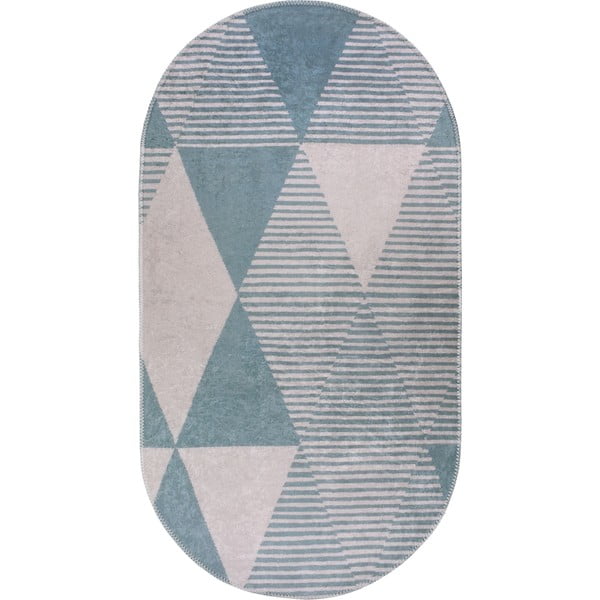 Niebieski dywan odpowiedni do prania 120x180 cm Oval – Vitaus