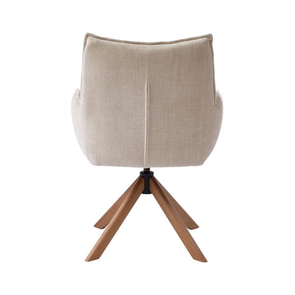 Kremowe tapicerowane fotele jadalniane zestaw 2 szt. Marilla – Unique Furniture-image-3