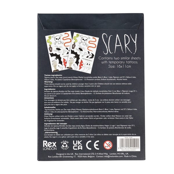Tatuaże dla dzieci Scary – Rex London-image-3
