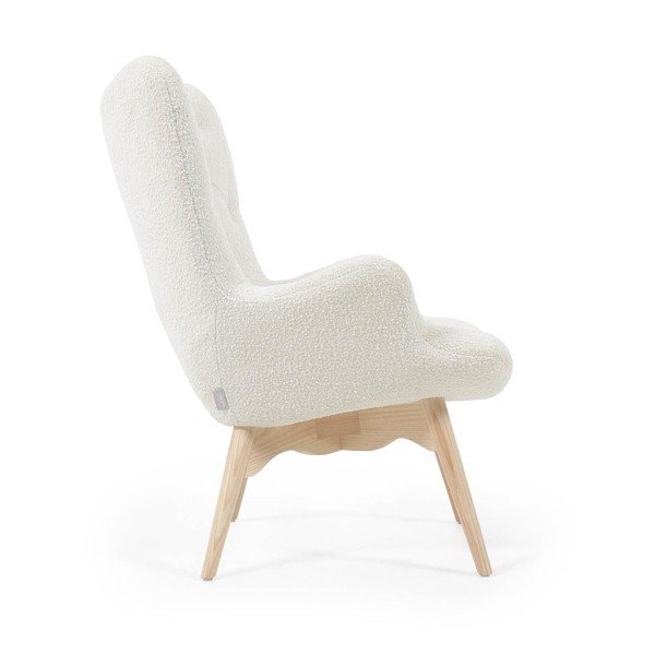 Biały fotel Kody − Kave Home-image-3