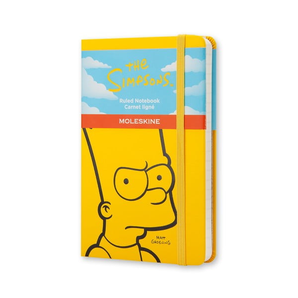 Żółty notes Moleskine The Simpsons, mały