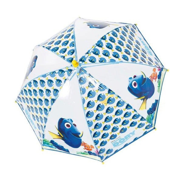 Przezroczysty parasol dziecięcy Ambiance Birdcage Finding Dory, ⌀ 68 cm