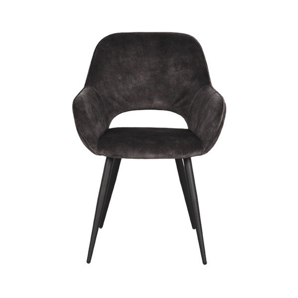 Antracytowe krzesła zestaw 2 szt. Fer – LABEL51-image-2