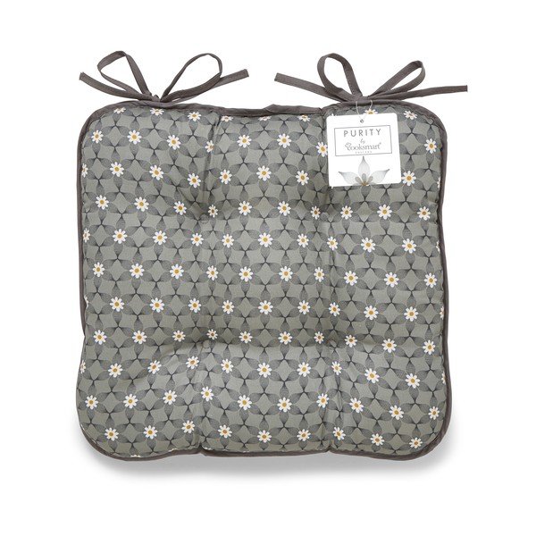 Szara bawełniana poduszka na krzesło Cooksmart ® Purity-image-2