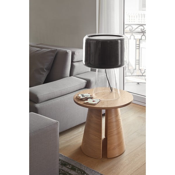 Okrągły stolik w dekorze dębu ø 50 cm Cep – Teulat-image-1