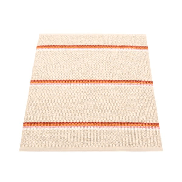 Ceglasto-kremowy dywan odpowiedni na zewnątrz 70x90 cm Olle Brick Cream – Pappelina