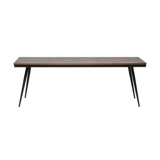Stół z drewna tekowego BePureHome Rhombic, 220x90 cm