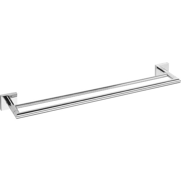 Mosiężny uchwyt na ręczniki w kolorze srebra Sapho X-Squar, szer. 65 cm