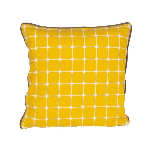 Poduszka Tiles Yellow, 45x45 cm-image-1