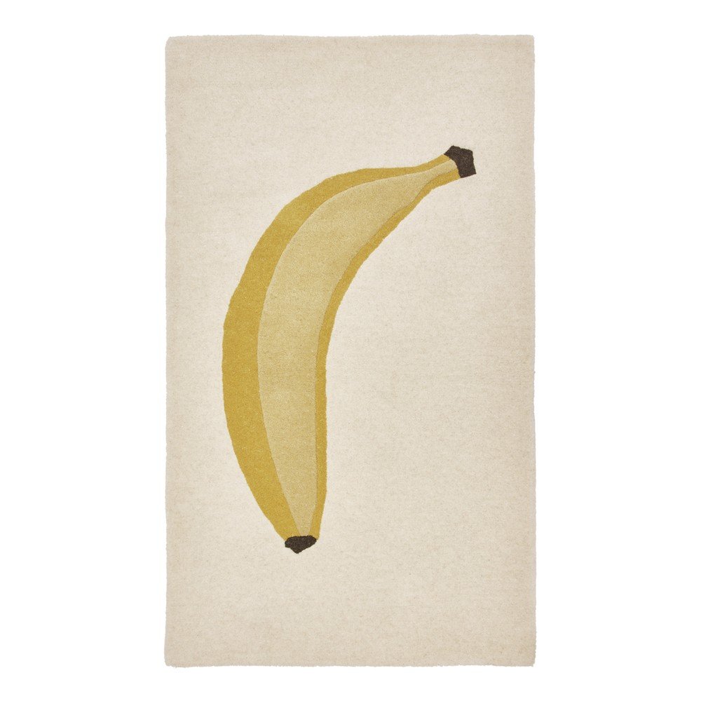 Dywan dziecięcy z mieszanki wełny 80x140 cm Banana – OYOY Mini