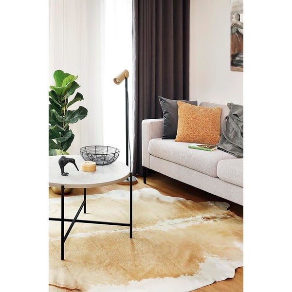 Beżowa skóra 210x200 cm – Narma-image-1