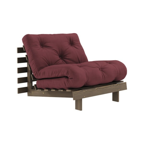Bordowy fotel Roots – Karup Design