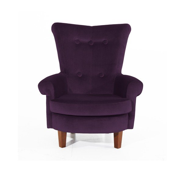 Fioletowy fotel Max Winzer Tilly-image-2