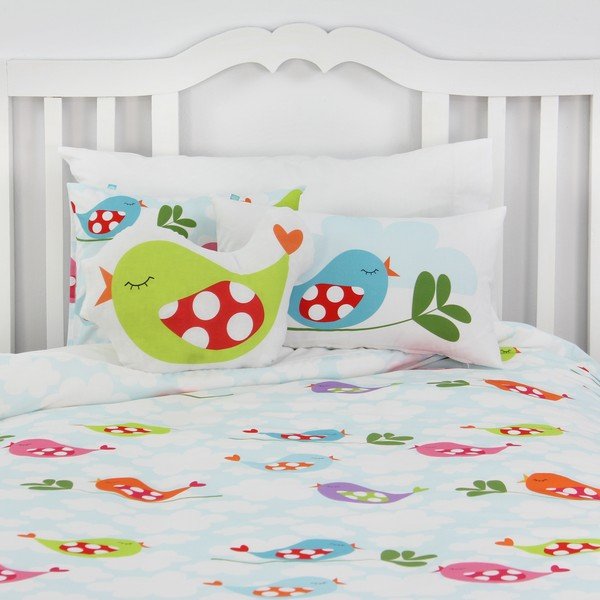 Poduszka bawełniana Mr. Fox Little Birds, 40x30 cm-image-2